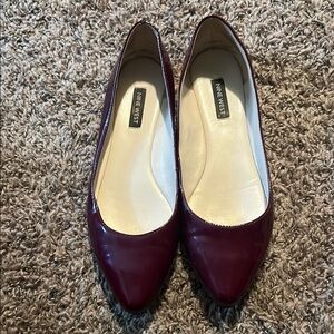 Nine West Women's Burgundy Flats